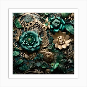 Steampunk Art Art Print