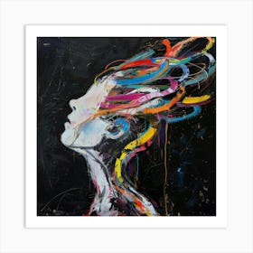 Woman'S Head 10 Art Print