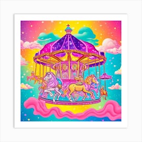 Carousel Art Print