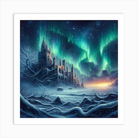 Frozen Echoes 25 Art Print