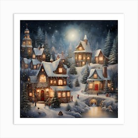 Glistening Christmas Dreams Art Print