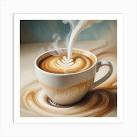 Coffee Art 2 Art Print