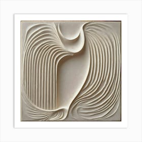 Abstract Sculpture 1 Art Print