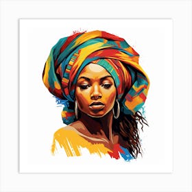 African Woman 4 Art Print