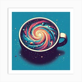 Galaxy Coffee 2 Art Print