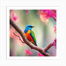 Colorful Bird Art Print