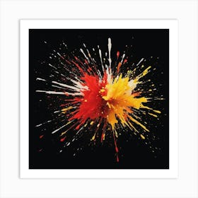 Explosion Of Color Art Print