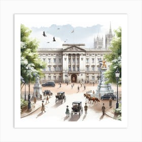 Buckingham Palace Art Print