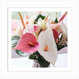 Calla Lily Bouquet Art Print