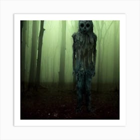 Troll In The Woods Art Print