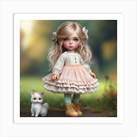 Doll - Lily Art Print