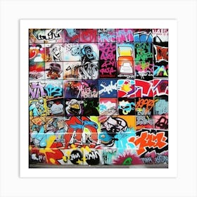 Graffiti Wall Art Print