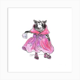 Raccoon Rocks the Frock Affiche