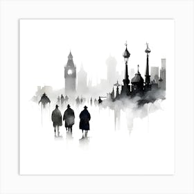 London Street Scene Art Print