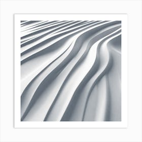 Wavy Sand Art Print