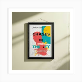 Chase In The City Art Print