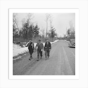 Lumberjacks, Forest County, Wisconsin By Russell Lee Art Print