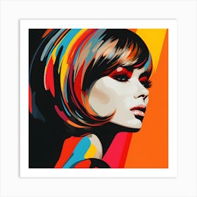 Mod Girl 13 Art Print