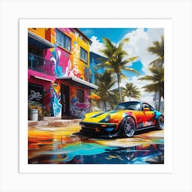 Porsche 911 4 Art Print