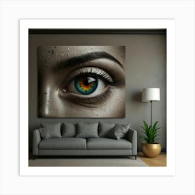 Eye Canvas Art Art Print