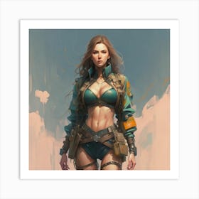 Sexy Soldier Art Print