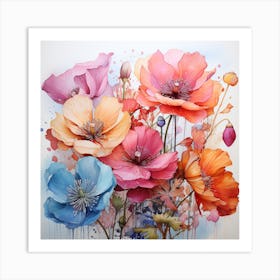 Flower Wall Art Art Print