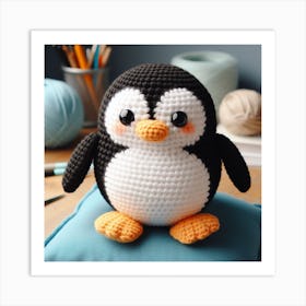 Amigurumi, Penguin 2 Art Print