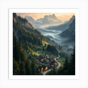 Black Forest Art Print