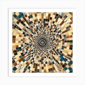 Mosaic Wall Art Art Print