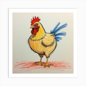 Rooster 31 Art Print