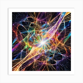 Abstract Psychedelic Art 4 Art Print