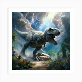 T-Rex 3 Art Print