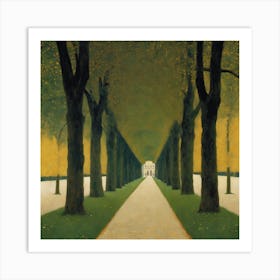 Allee At Schloss Kammer, Gustav Klimt 14 Art Print