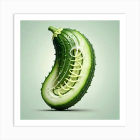 Cucumber Art 1 Art Print