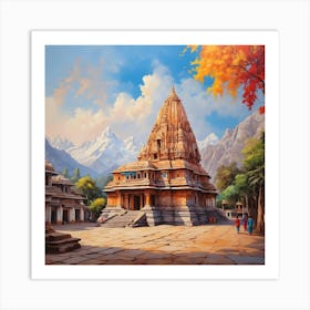 Hindu Temple 8 Art Print