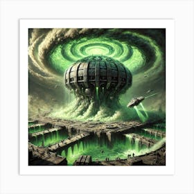 Toxic Veil Generator Art Print