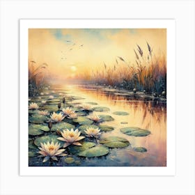 Water Lilies Art Print