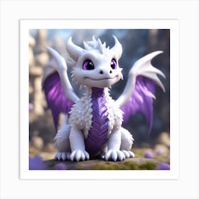 Baby dragon Art Print