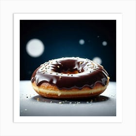 Donut With Sprinkles 1 Art Print