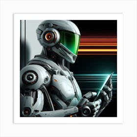 Robot Man 7 Art Print