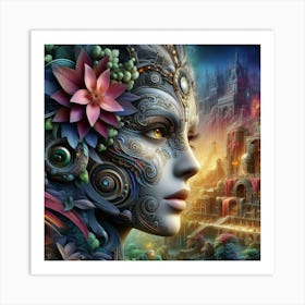 Fantasy Woman Art Print