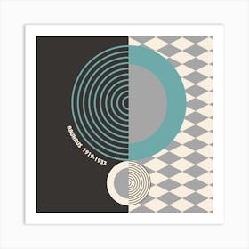 Lunar discs  Art Print