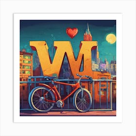 Love In The City Art Print