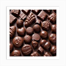 Chocolates 5 Art Print