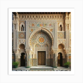 Interior Of A Mosque In Morocco44 Art Print