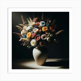 Flowers In A Vase 5 Art Print