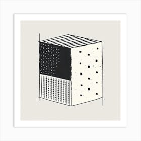 Abstract Minimalistic Geometric Contemporary Boho 2 Art Print