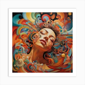 Psychedelic Painting 1 Art Print