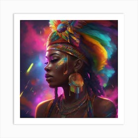 African American Woman 2 Art Print