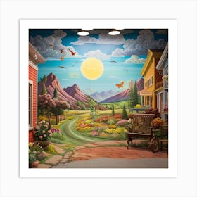 Mural Art Print